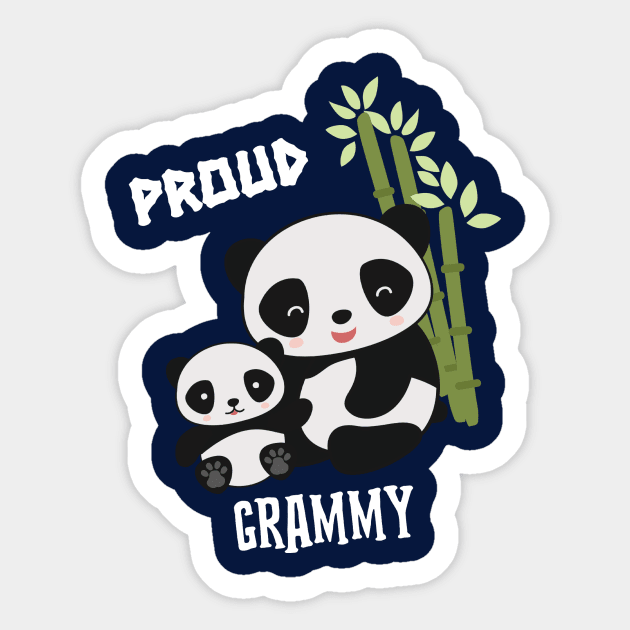 PROUD GRAMMY PANDA BEARS Sticker by Grammy Nest